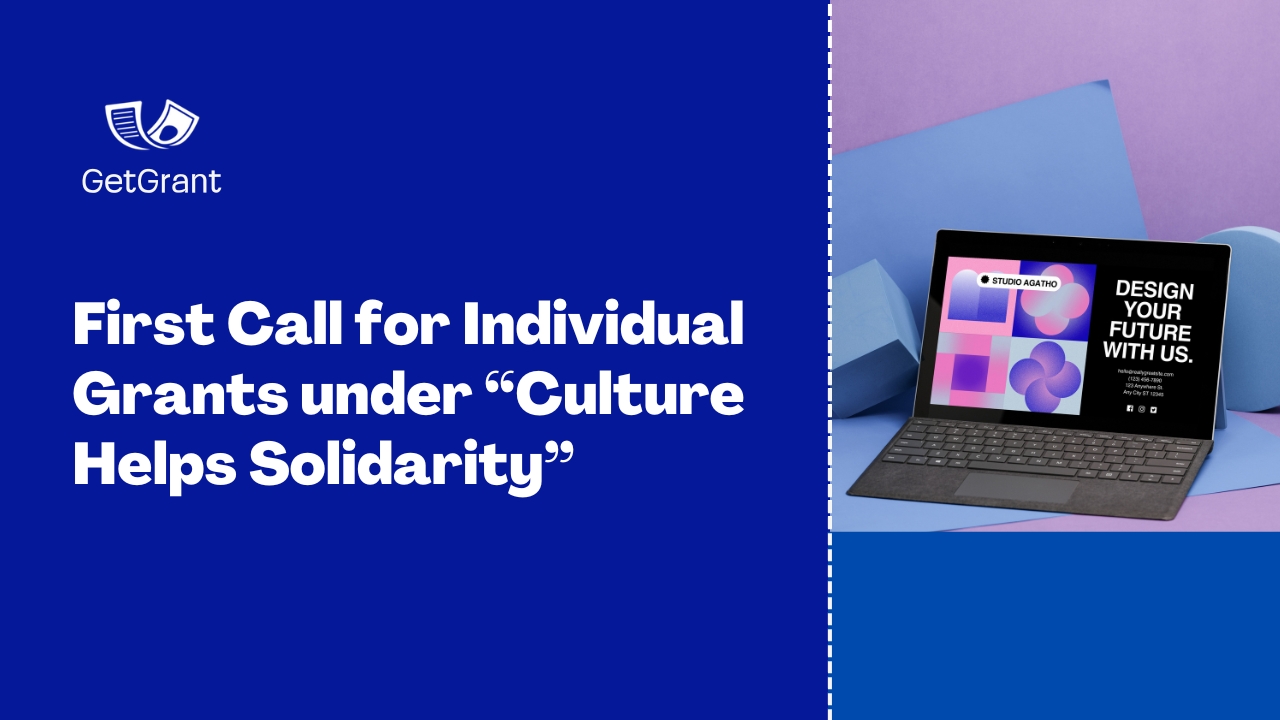 First Call for Individual Grants under “Culture Helps Solidarity”